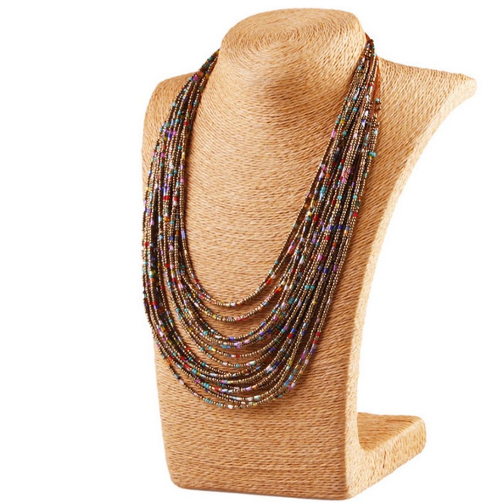 Multi Layer Seed Bead Necklace